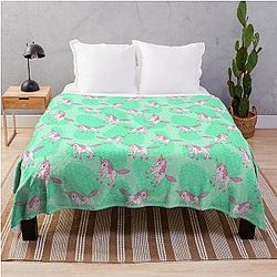 Slow Horses & Equestrian Sports Gift Throw Blanket