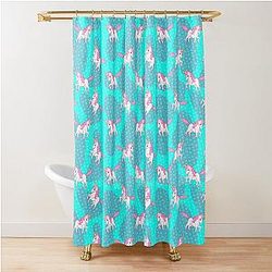 Equestrian Horse Lover Sports Gift Shower Curtain
