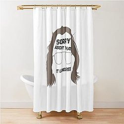 Jackson Lamb - Slow Horses White Shower Curtain