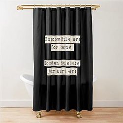 Moscow Rules vs London Rules Slow Horses Fan Art Shower Curtain