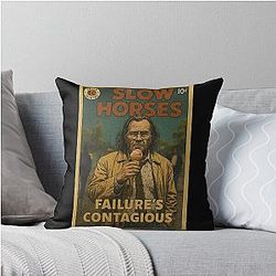 Slow Horses Comic Throw Pillow