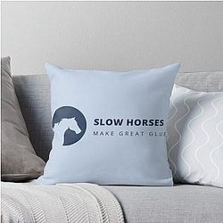 Slow Horses Make Great Throw Pillow