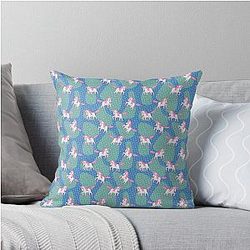Slow horses equestrian sports gift Throw Pillow