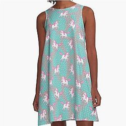 Slow horse sports equestrian A-Line Dress gift