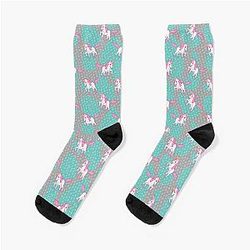 Slow Funny Horse Lover Equestrian Sports Gift Socks