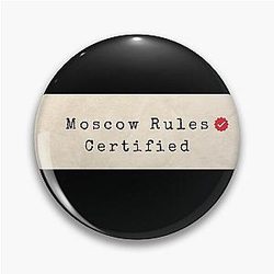 Moscow Rules Certified Spy Badge Slow Horses Fan Art Pin