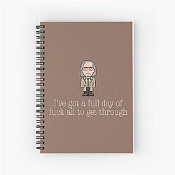 Jackson Lamb from Slow Horses Spiral Notebook