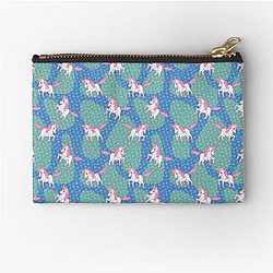Slow Horses - Funny Horse Lover Equestrian Sports Gift Zipper Pouch
