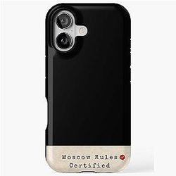 Moscow Rules Spy Badge - Slow Horses Fan Art iPhone Case
