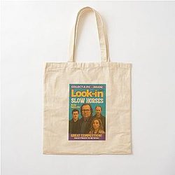 Look In: Slow Horses Cotton Tote Bag
