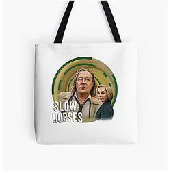 SPECIAL REQUEST SLOW HORSES All Over Print Tote Bag