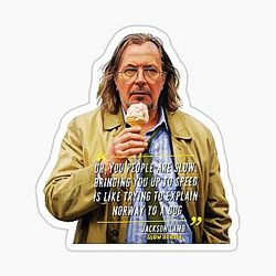Slow Horses Jackson Lamb T-Shirt Sticker