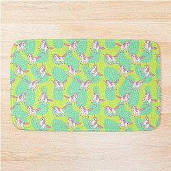 Slow Horses Funny Equestrian Gift Bath Mat