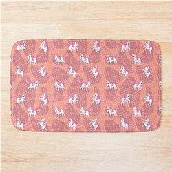 Funny Horse Lover Equestrian Gift Bath Mat