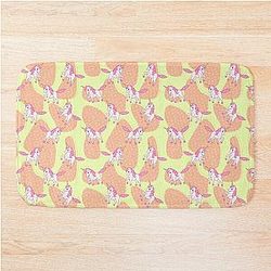 Slow funny horse lover Equestrian Sports Gift Bath Mat