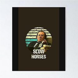 Jackson Lamb from Slow Horses iPhone Case Poster