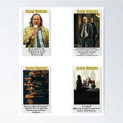 Slow Horses T Shirt Poster