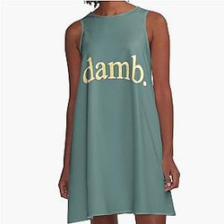Smiley dam gold foil smiley A-Line Dress