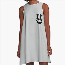 Smiley Merch Icon A-Line Dress