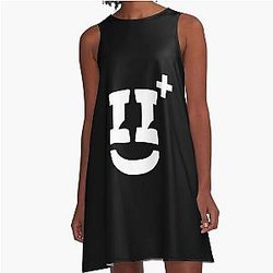 SMiley HD Logo A-Line Dress