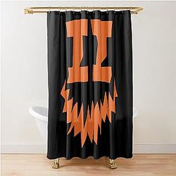 Smiley Merch Halloween Icon Shower Curtain