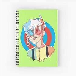 Smiley Youtuber Funny Game Spiral Notebook