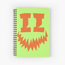 Smiley Merch Halloween Icon Spiral Notebook
