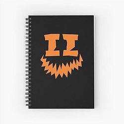 Halloween Icon Smiley Spiral Notebook