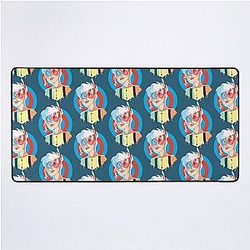 Smiley YouTuber funny gaming desk mat