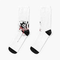 Smily Graffiti Socks