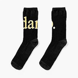 Smiley dam gold foil Socks
