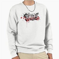 Smiley Graffiti Pullover Sweatshirt