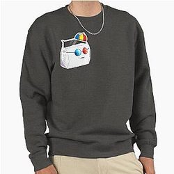 Smiley Art Pullover Sweatshirt