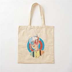 Smiley YouTuber funny Cotton Tote Bag