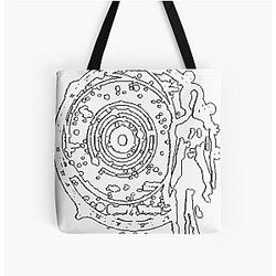 Smily All Over Print Tote Bag