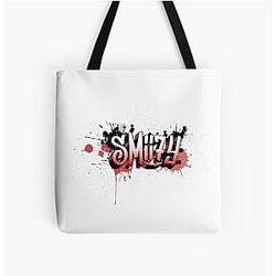 Smiley Craffiti All Over Print Tote Bag