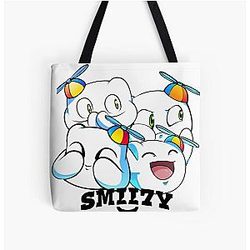 Smiley for Artists YouTuber Active All Over Print Tote Bag