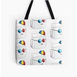 Smiley Art All Over Print Tote Bag