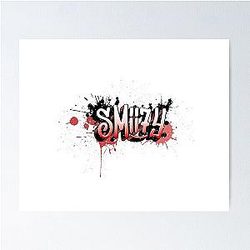 Smiley Graffiti Poster