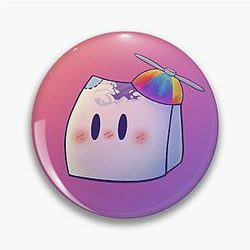 Smiley Milk Bag Pin