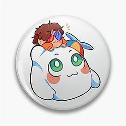 Seven and Milkbag Pin