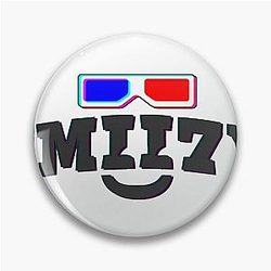 Smily Anaglyph Pin