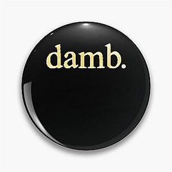Smiley dam gold foil Pin