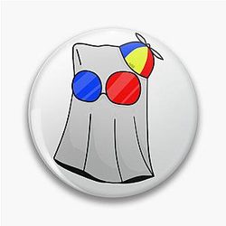 Smilly Ghost Pin