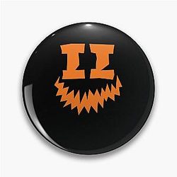 Halloween icon Smiley Pin
