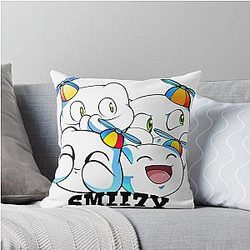 Smilly for Art YouTuber Throw Pillow