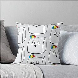 Smiley Logo Throw Pillow
