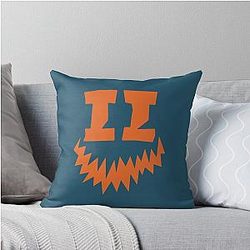 Smiley Merch Halloween Throw Pillow