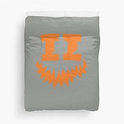 Halloween icon Smiley Duvet Cover