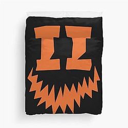 Smily Merch Halloween Duvet Cover